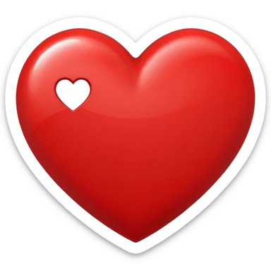 love heart woth an L in the middle sticker