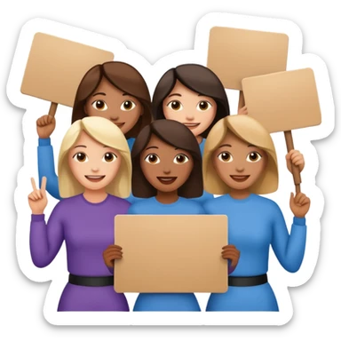 droit des femmes manifestation sticker