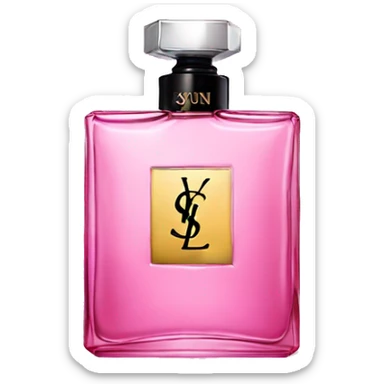 pink ysl perfume  sticker