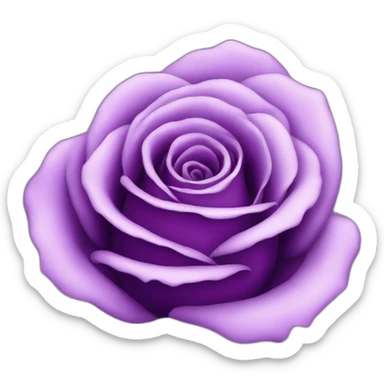 Purple-rose sticker