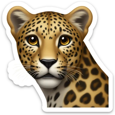 Leopard  sticker
