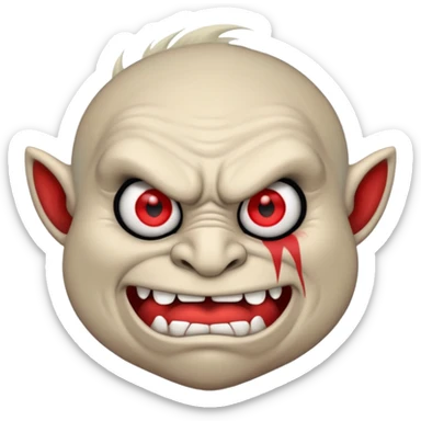 Troll face sigma злой  sticker