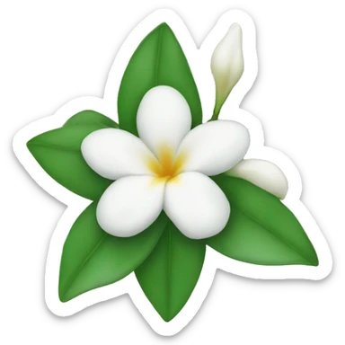 Jasmine flower sticker