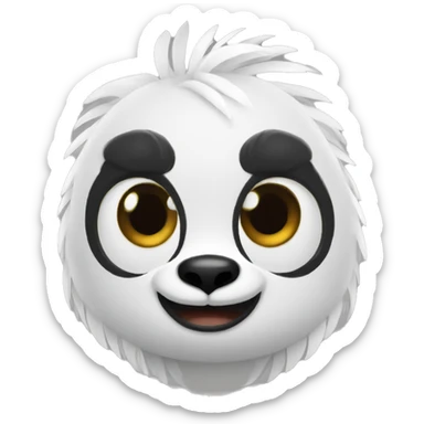 Lord Shen White Peacock Kung Fu Panda  sticker