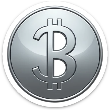 $ dollar metal symbol sticker