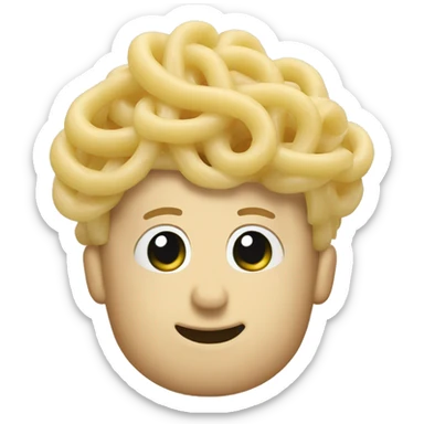 Alfredo pasta sticker