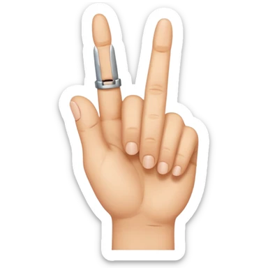 Smiling middle finger sticker