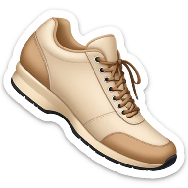 Quelqu'un qui menace de frapper avec une chaussure sticker