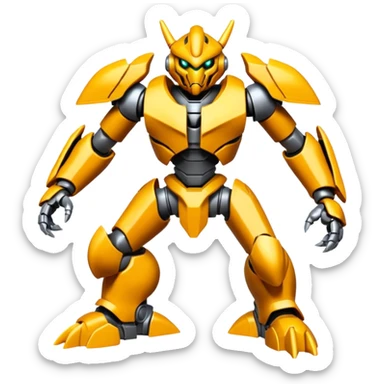 Wargreymon-Medabee-Bionicle sticker