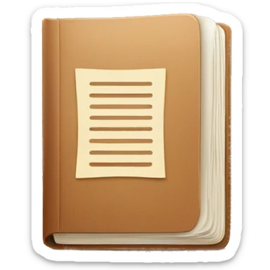 brown book with the title “ENGLISH” sticker