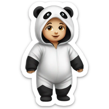 baby-in-a-panda-costume sticker