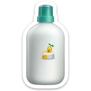 bottle of hair conditioner sticker