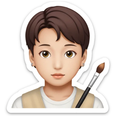idol JungKook, BTS group sticker