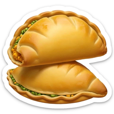 Turmeric empanada  sticker