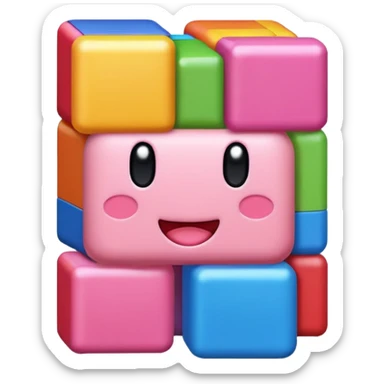Kirby Tetris  sticker