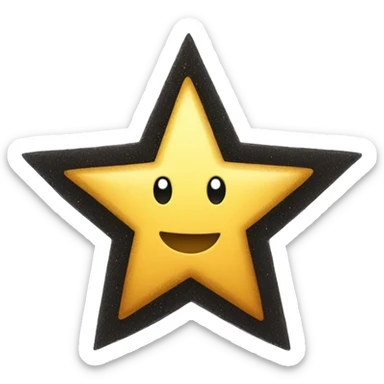 half a star sticker
