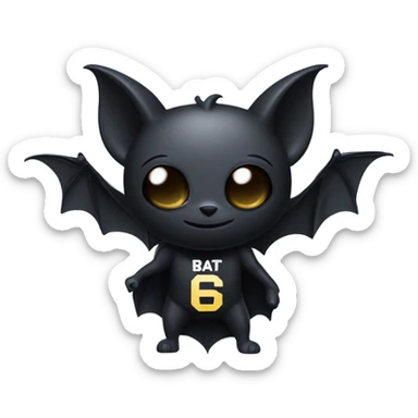 bat wearing Gotham FC jersey sticker