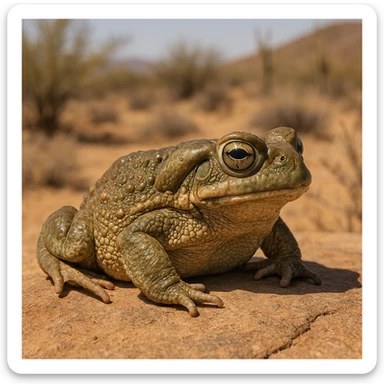Sonoran toad sticker