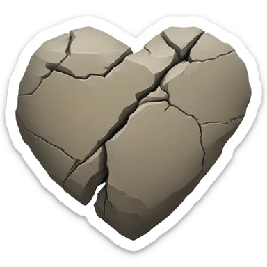 Heartbroken rock  sticker