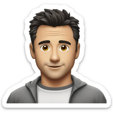 Young Matt Leblanc sticker