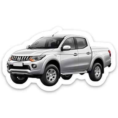 Mitsubishi Triton - Mitsubishi (Model Year: 2023) (Iconic colour: Silver) sticker