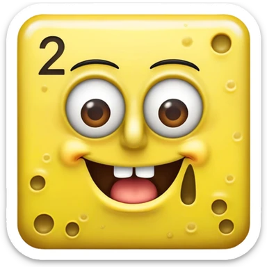 Create a sponge bob emoji and in the background in big letters make it say “ 2 hours later “ sticker