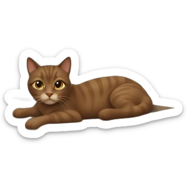 brown-cat-on-greek-boat sticker