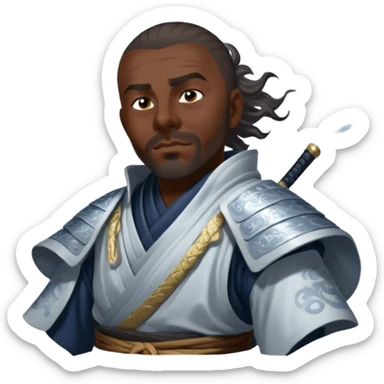 Moonlit Samurai sticker