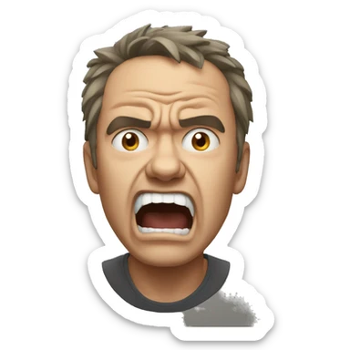Enraged sticker