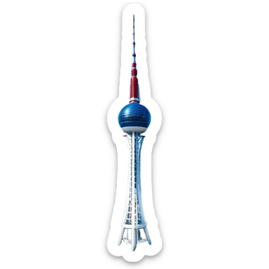 ​Cinematic Realistic N Seoul Tower, depicted in brilliant daylight as a slender, single-column tower rising from a modern cityscape, crowned by a sleek cylindrical observation deck offering panoramic views over Seoul, with crisp glass and steel surfaces reflecting clear blue skies and subtle architectural details that capture its futuristic elegance, sticker