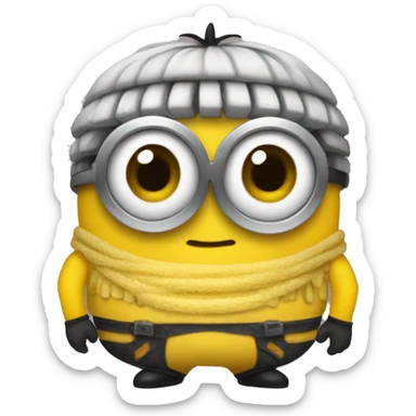 amlo dressed as a minion sticker