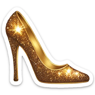 Sparkly shoe sticker