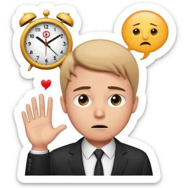 new emoji BRB meeting time emoji sticker