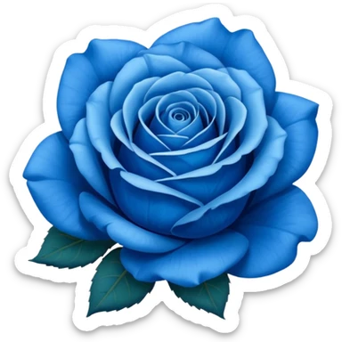 Rosa azul sticker