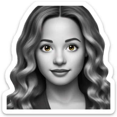 Rachel Zegler is an American actress and singer. She came to prominence with her film debut playing María in Steven Spielberg's musical adaptation West Side - Rachel zegler - straight hair sticker