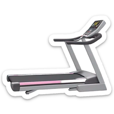 Baby pink treadmill  sticker