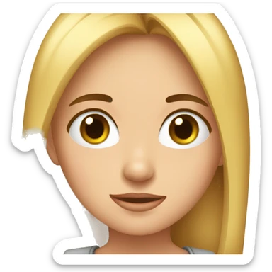 Cara muy tierna sticker