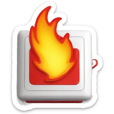fire alarm sticker