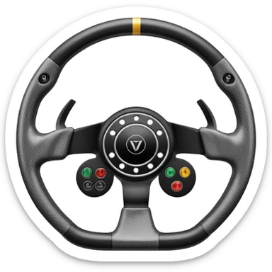 f1 steering wheel sticker