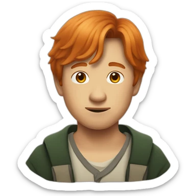 filipino ron weasley sticker