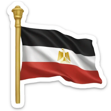 egypt flag sticker