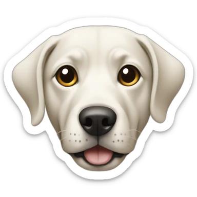 Dog in simple Picasso style sticker