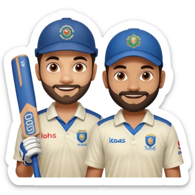 Virat Kohli and rohit sharma  sticker