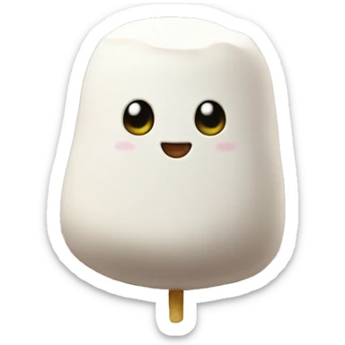 Marshmallow peep sticker