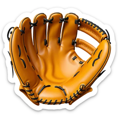 Softball glove sticker