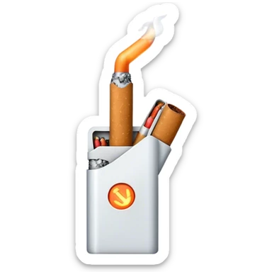 Neon sigaret  sticker