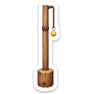 Climbing pole sticker