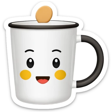 aesthetic takeaway mug sticker