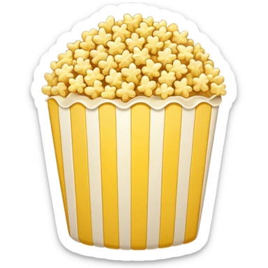 pop corn sticker