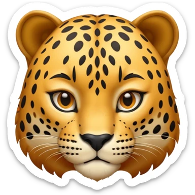 Leopard sticker